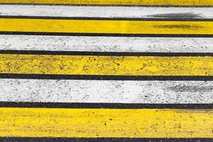 white and yellow stripes photo