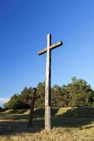 cruces de madera, religión foto