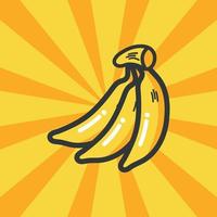 Banana fruit or juice product Element Design Vector And Illustration