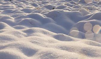 Snow drifts, day photo