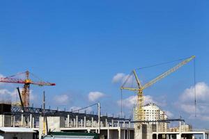 construction of a new multi storey commercial building photo