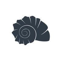 sea conch logo vector