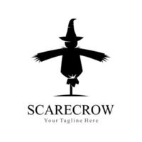 Scarecrow logo vector