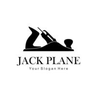 logotipo de avión jack vector