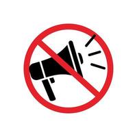 no speaker sign vector