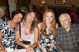 LOS ANGELES, JUL 27 - Daughter, Granddaughter, Great-Granddaughter, Norbert Wagner at the Norbert Wagner Wish of a Lifetime Pam Kay and the Tap Chicks Performance on July 27, 2016 in Loma Linda, CA photo