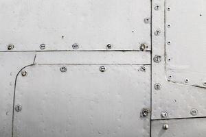 metal surface with rivets photo