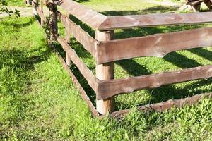 old wooden fence photo