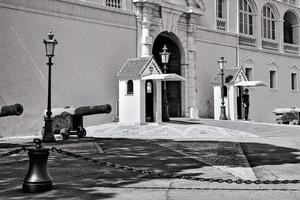 Montecarlo, Mónaco, 2006. guardia de guardia en el palacio foto