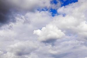 blue sky with clouds photo