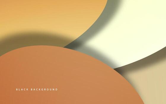 Abstract overlap layer brown color background vector