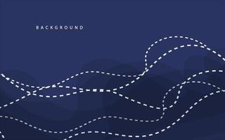 Abstract minimal line navy blue background vector