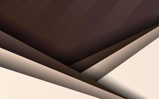 Abstract overlap layer brown bakcground vector