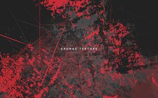 Abstract grunge texture black and red background vector