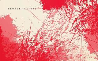 Abstract grunge texture splash paint white and red background vector