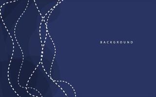 Abstract minimal line navy blue background vector