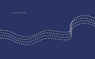 Abstract minimal line navy blue background vector