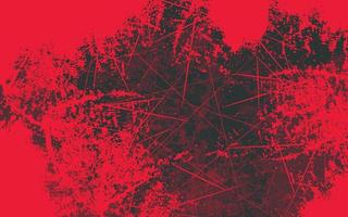 Abstract grunge texture black and red color background vector