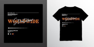 Worldwide writing design, suitable for screen printing t-shirts, clothes, jackets and others vector