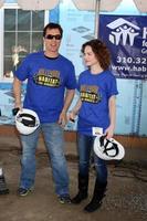 LOS ANGELES, MAR 8 - Rick Hearst, Rebecca Herbst at the 5th Annual General Hospital Habitat for Humanity Fan Build Day at Private Location on March 8, 2014 in Lynwood, CA photo