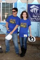 LOS ANGELES, MAR 8 - Rick Hearst, Rebecca Herbst at the 5th Annual General Hospital Habitat for Humanity Fan Build Day at Private Location on March 8, 2014 in Lynwood, CA photo