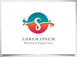 logo design icon for business signature, initial letter T isolated square in white background vector