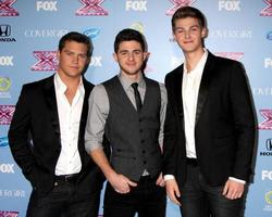 LOS ANGELES, NOV 4 - Restless Road, Andrew Scholz, Colton Pack, Zach Beeken at the 2013 X Factor Top 12 Party at SLS Hotel on November 4, 2013 in Beverly Hills, CA photo