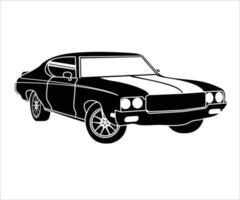 muscle car vector graphic