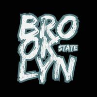 New york Brooklyn typography vector t shirt design