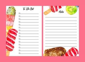 to do list template vector