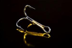 steel very sharp fishing hooks photo