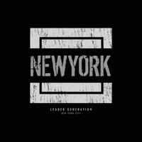 New york city typography vector t shirt design