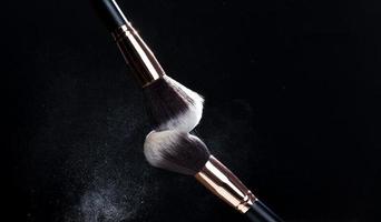 high quality cosmetic brush with cosmetic product photo