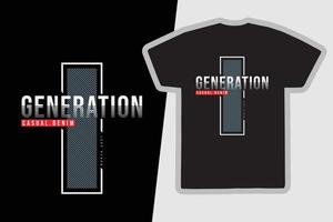 Leader generation typography slogan for print t shirt design vector