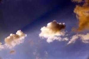 el cielo con nubes foto