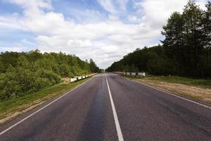 Spring road , countryside photo