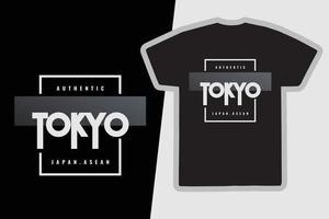 Japan Tokyo t-shirt and apparel design vector