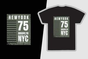 New york city illustration typography vector t shirt design