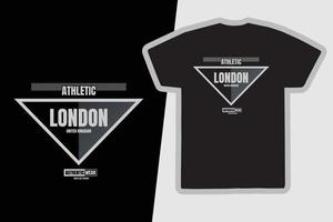 London t-shirt and apparel design vector