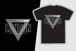 Londo t-shirt and apparel design vector