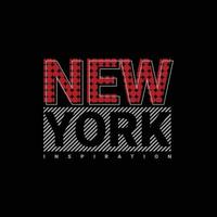 diseño de camisetas y prendas de vestir de nueva york vector
