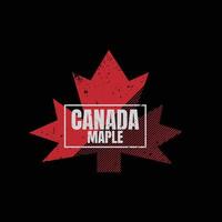 Canada t-shirt and apparel design vector