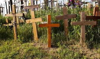 cruces de madera, cristianismo foto