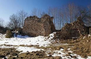 ruinas de krevo, bielorrusia. foto