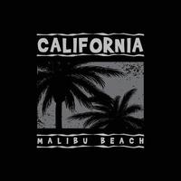 California t-shirt and apparel design vector