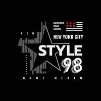New york illustration typography. perfect for designing t-shirts, shirts, hoodies, poster, print