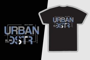 Urban t-shirt and apparel design vector