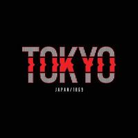 Tokyo t-shirt and apparel design vector