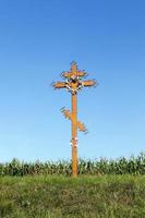 Orthodox cross field photo