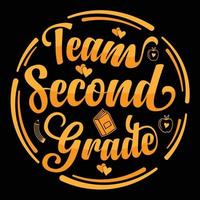 Back to School t-shirt design, first day of school, happy hundred days of school element vector